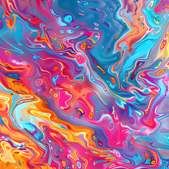 Wall Mural - abstract colorful background. Generative AI