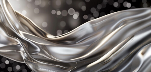 Wall Mural - platinum and smoke grey create a chic veterans day banner with a sleek, modern twist.