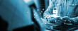 © Thapana_Studio - Cybersecurity data protection, businessman using laptop and smartphone internet network security, protect business financial transaction data from cyber attack, user private data security encryption.