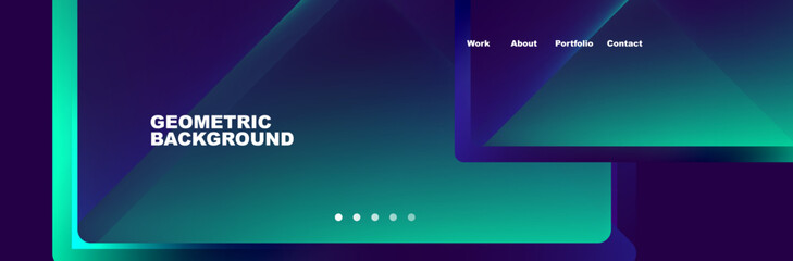 Triangle minimal web site page background design. Vector Illustration For Wallpaper, Banner, Background, Card, Book Illustration, landing page