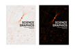 © KKK - Science fiction future graphic design poster template elements line black orange line geometric futuristic technology space SF tech infinite shape circle human universe expansion extend worm hole