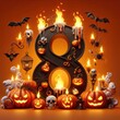© edisetiawan.id - Illustration of Number Themed Halloween
