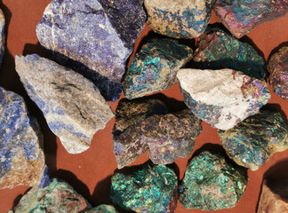 Sticker - chalcopyrite mineral texture