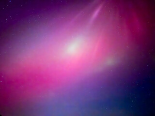 Wall Mural - northern lights in the night sky