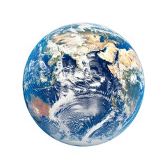 Canvas Print - earth isolated on white background