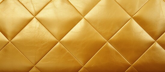 Aufkleber - A closeup of a gold colored leather texture fills the background of the image leaving ample empty space for copy