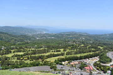 Sticker - 大室山山頂からの風景