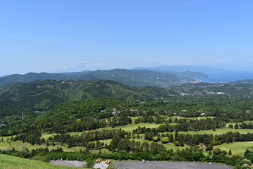 Canvas Print - 大室山山頂からの風景