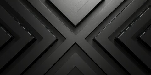 Wall Mural - Monochromatic abstract background featuring a prominent X design