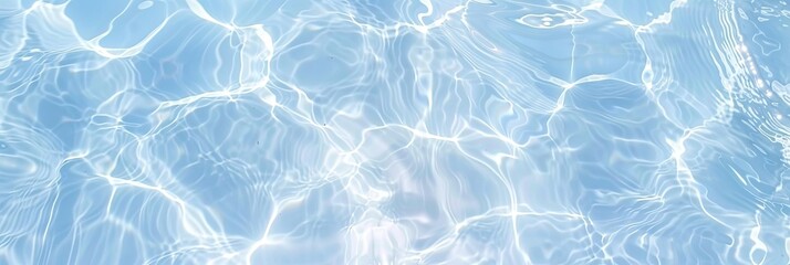 Blue Water Wave Texture Background