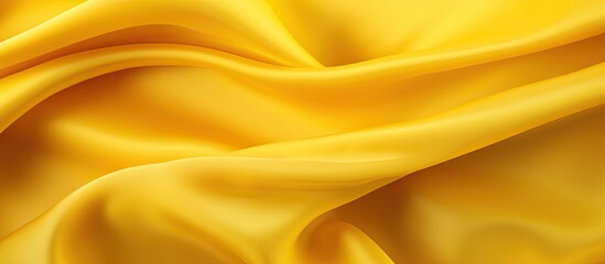 Aufkleber - A vibrant yellow silk background captured in close up with ample copy space for any desired image