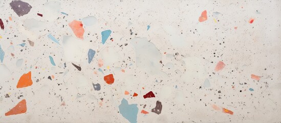 Leinwandbilder - A textured background of a concrete terrazzo wall providing plenty of copy space image