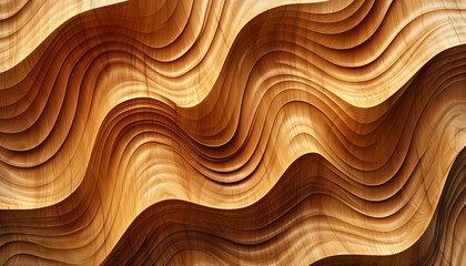 Repetitive pattern of interlocking wooden grain vortices, smoothly transitioning and morphing over time