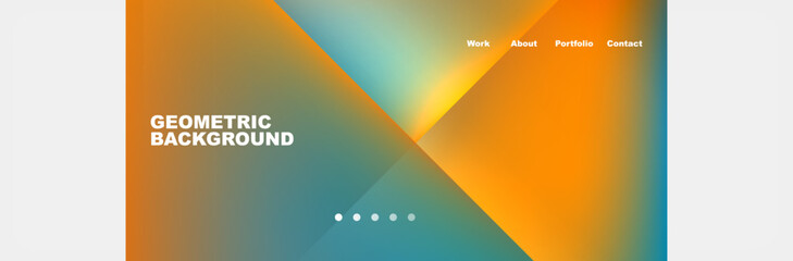 Triangle minimal web site page background design. Vector Illustration For Wallpaper, Banner, Background, Card, Book Illustration, landing page