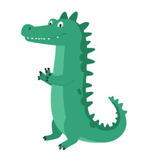 Wall Mural - Cute Crocodile for kids vector illustration