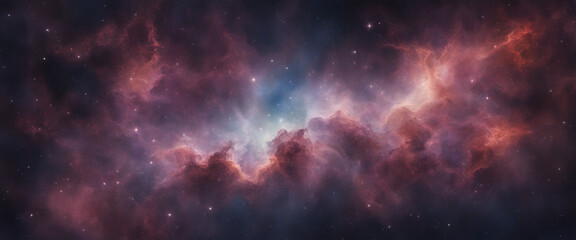 Wall Mural - nebula in deep space with stars