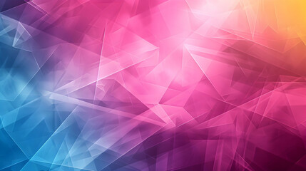 Poster - abstract background with triangles