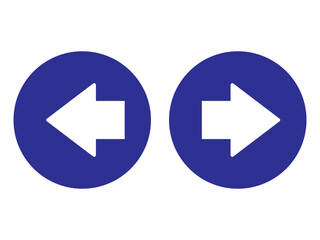 Left right or back next icon button design illustration