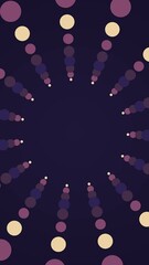 Wall Mural - animated abstract background. abstract dynamic with white dots rhombus on transparent background. mo