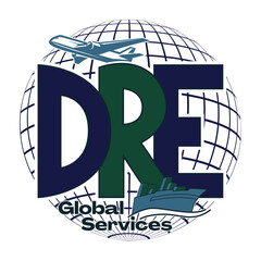 Poster - globe transport logo design icon