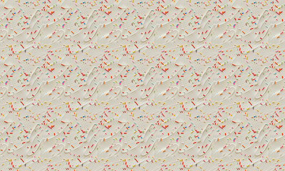 Wall Mural - cream surface with sprinkles, textured background