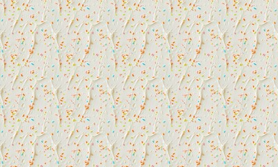 Wall Mural - cream surface with sprinkles, textured background