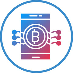 Digital Money Icon Style