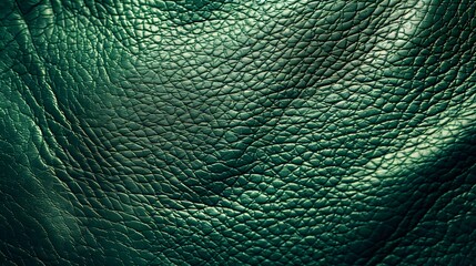 Poster - Smooth Green Leather: Minimalist Computer Wallpaper