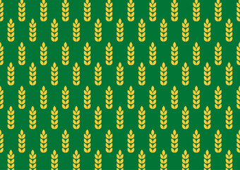 Wall Mural - Wheat pattern wallpaper. oat symbol. free space for text. rice sign. Rice pattern wallpaper.