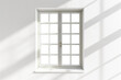 © Stelena - A window with white frames and a white pane
