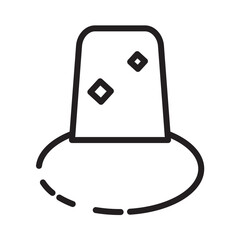 Sticker - Amish Dinner Holiday Line Icon