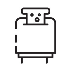 Sticker - Bread Breakfast Cooking Line Icon