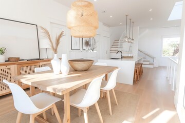 Wall Mural - dining room interior with table