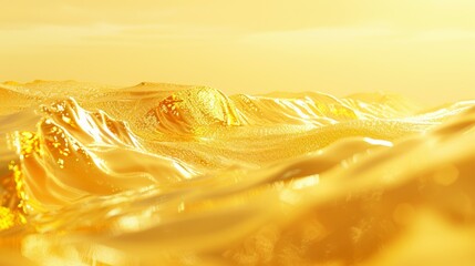 Wall Mural - Yellow background like desert waves