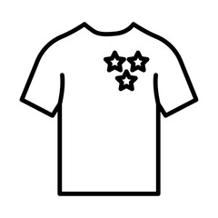 Sticker - Shirt line icon