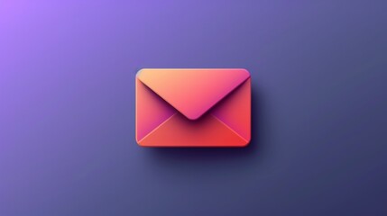 A minimalist email or envelope icon.