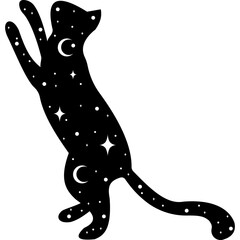 Sticker - Aesthetic Mystical Cat
