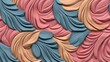 © CoreVisuals - Pattern carvings flat design side view stone work theme animation Colored pastel
