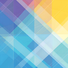 Wall Mural - a colorful background with blue, yellow and pink stripes. the background is made of glass and has a 