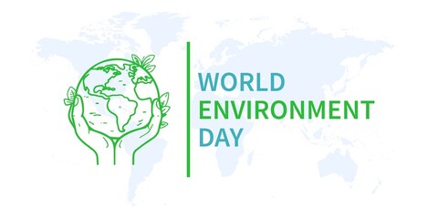  World environment day 5th june. Vector illustration banner
