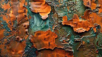 Wall Mural - Copper background. Generative AI