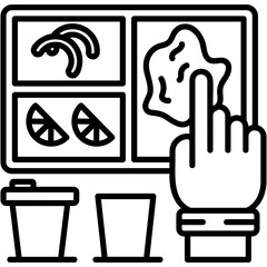 Sticker - Self-Service Food Icon