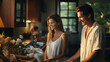 © AS Photo Family - Happy Couple Enjoying Quality Time Together in a Cozy Kitchen