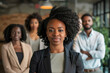 © AI_images_for_people - African American businesswoman leading innovative startup team.