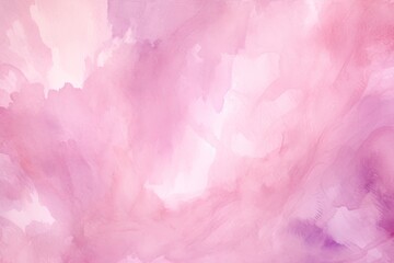 Wall Mural - Pink abstract watercolor background. Generative AI
