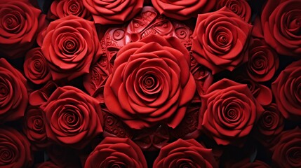 Wall Mural - bunch of roses