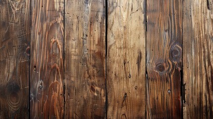 Wall Mural - wood grain wallpaper, with rich textures and warm tones of mahogany and oak