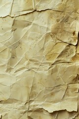 Wall Mural - A close up of a piece of crumpled paper.