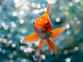 a goldfish out of water