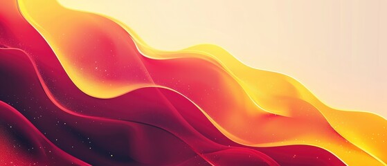 Wall Mural - dynamic trendy simple fluid orange gradient abstract cool background with overlapping line effects illustration for wallpaper banner background